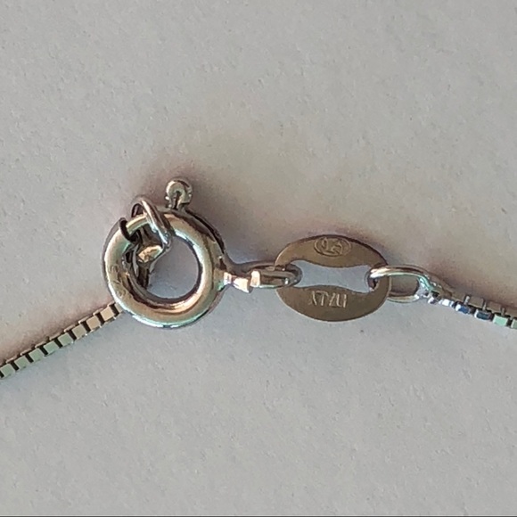 Evil Eye Blue 925 Pendant Chain Set - Picture 6 of 6